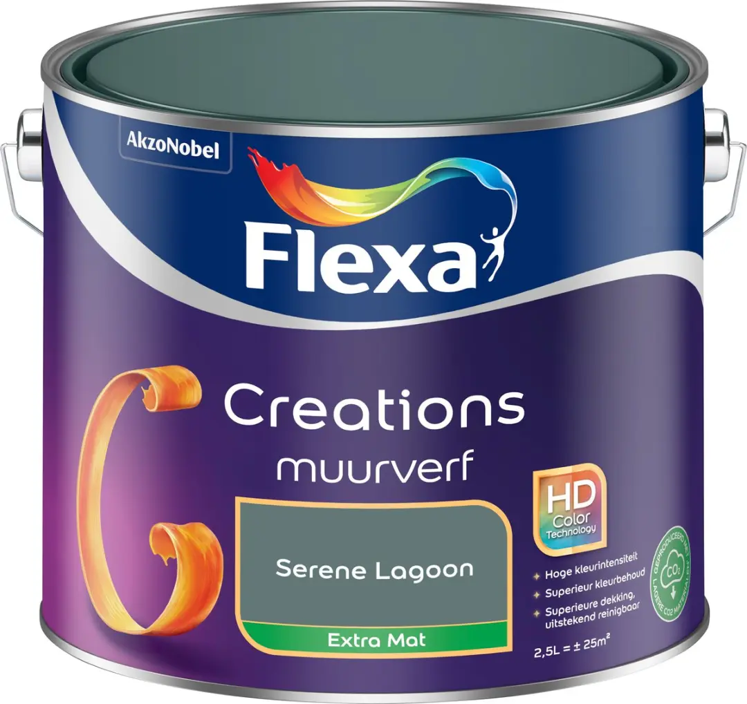Flexa Creations Muurverf Extra Mat Serene Lagoon 2,5L