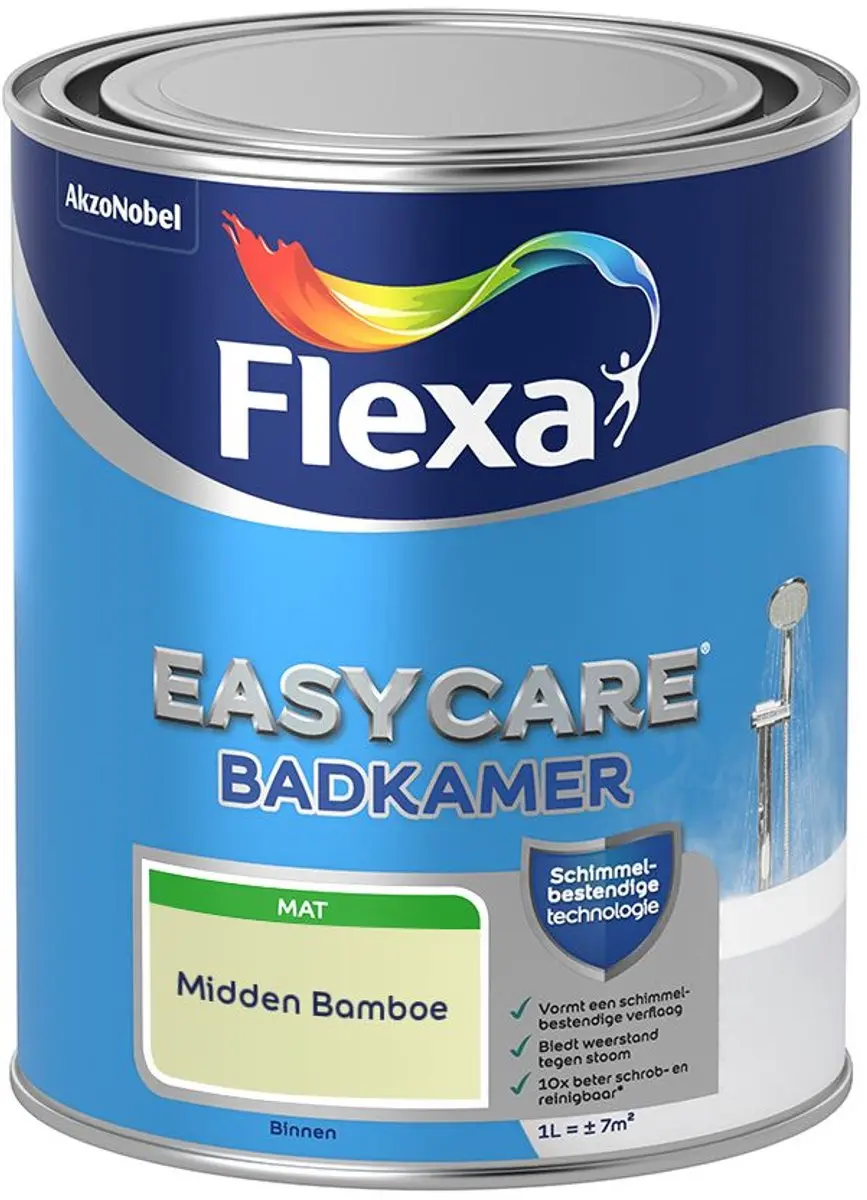 Flexa Easycare Badkamer Midden Bamboe Mengverf 1L