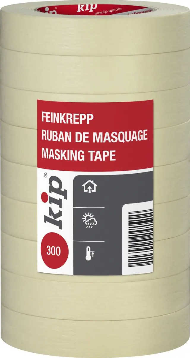 Kip 300 Masking Tape 24mm - Meerkleurig