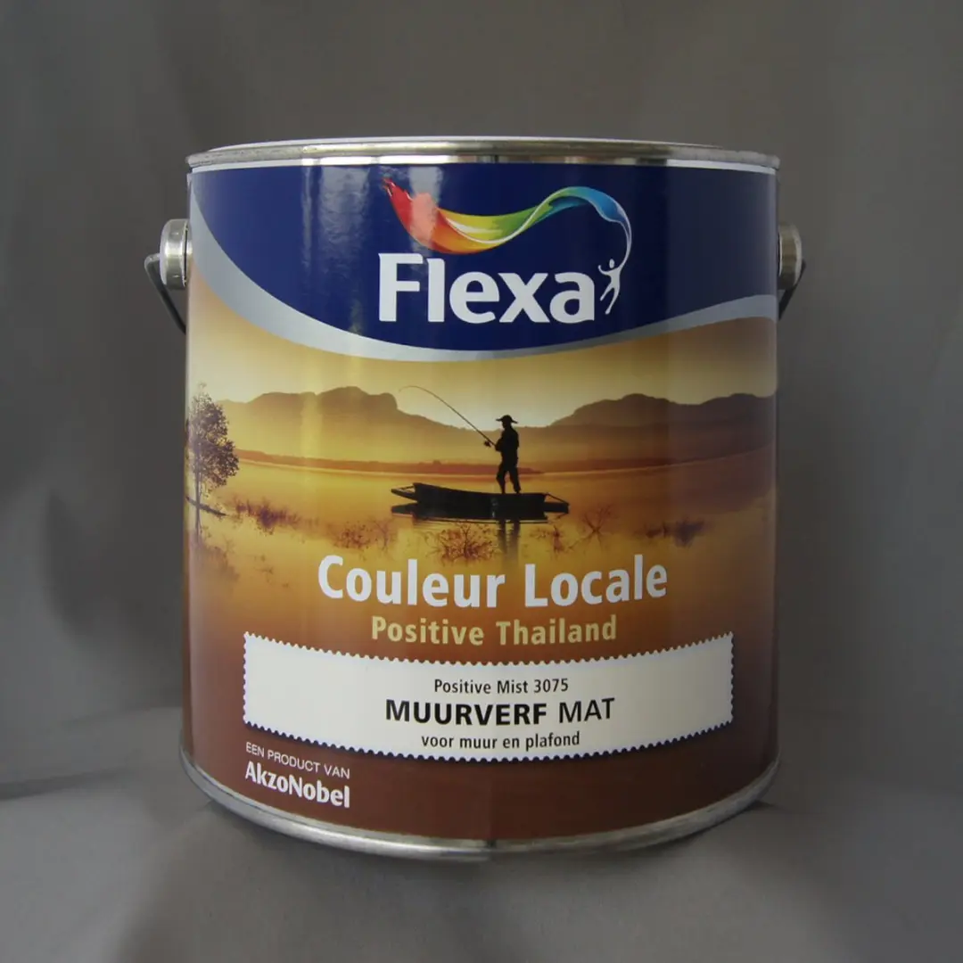 Flexa Couleur Locale Muurverf Mat 3075 - 2,5L - Positive Thailand Mist