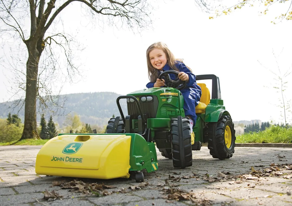 Rolly Toys rollyTrac JD Veegmachine 409716 - Groen/Geel