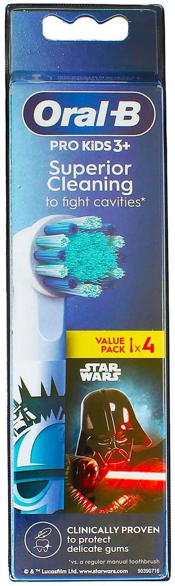 Oral-B PRO Kids Star Wars Opzetborstels - 4 Stuks