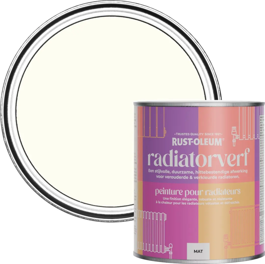Rust-Oleum Porselein Roze Radiatorverf 750ml
