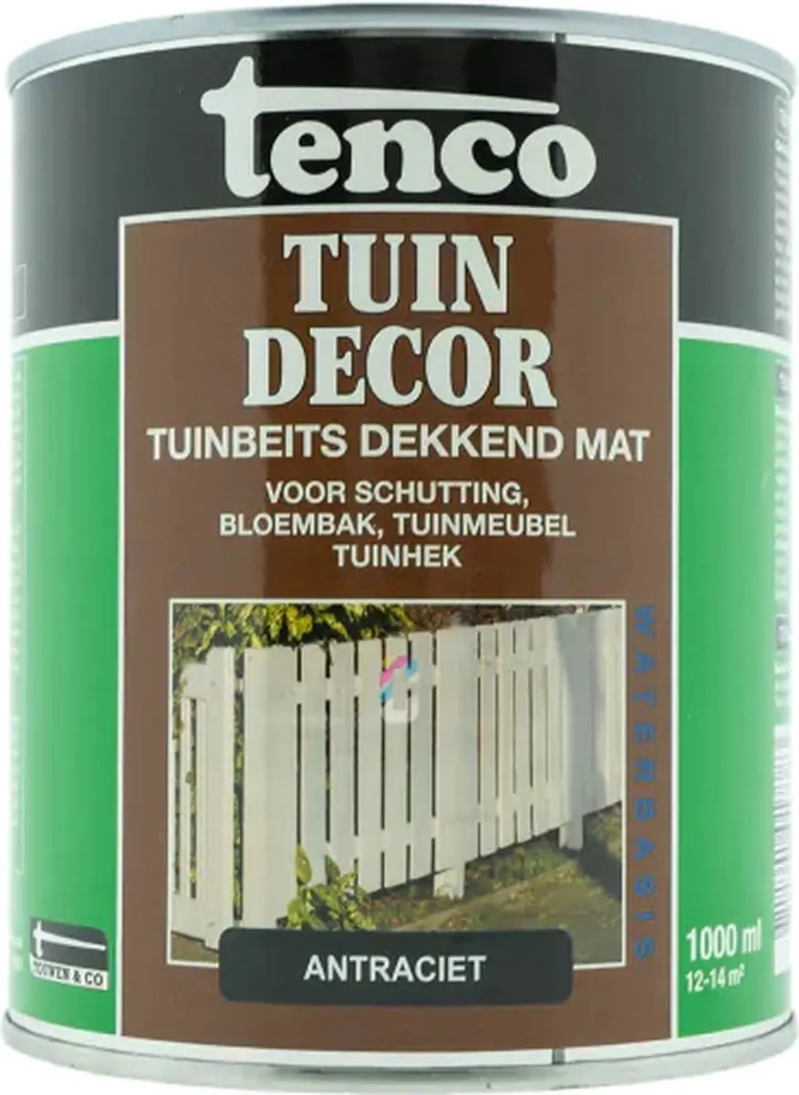 Tenco Tuindecor Antraciet Mat 1L