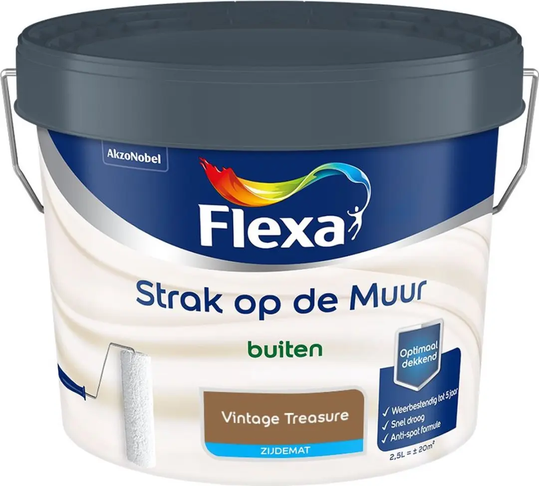 Flexa Strak Op De Muur Mengverf Vintage Treasure 2,5L