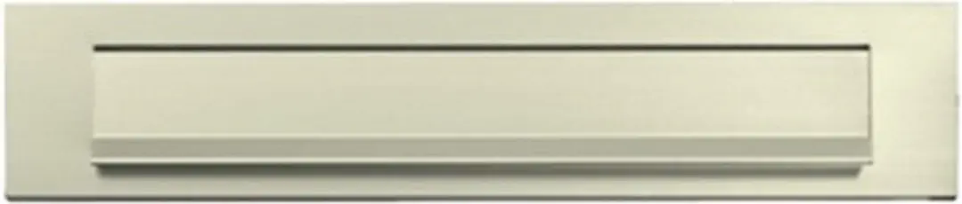 AXA Brievenbusplaat Aluminium Geeloxeerd 325x67mm