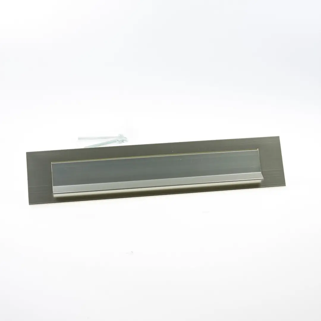 AXA Brievenbusplaat Aluminium Geeloxeerd 325x67mm - F2