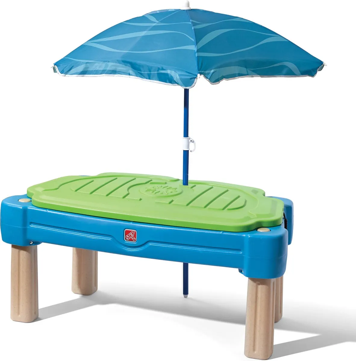Step2 Cascading Cove Zand & Watertafel - 11.4L/4.5kg - Blauw/Groen