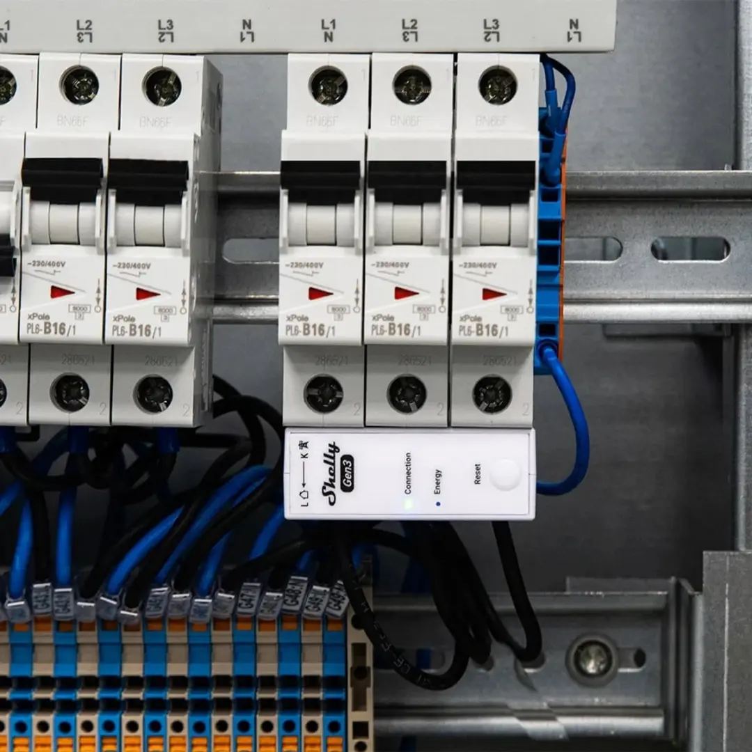 Shelly 3EM S3EM-003CXCEU63-T Energiemeter - Wit - afbeelding 6 van 6