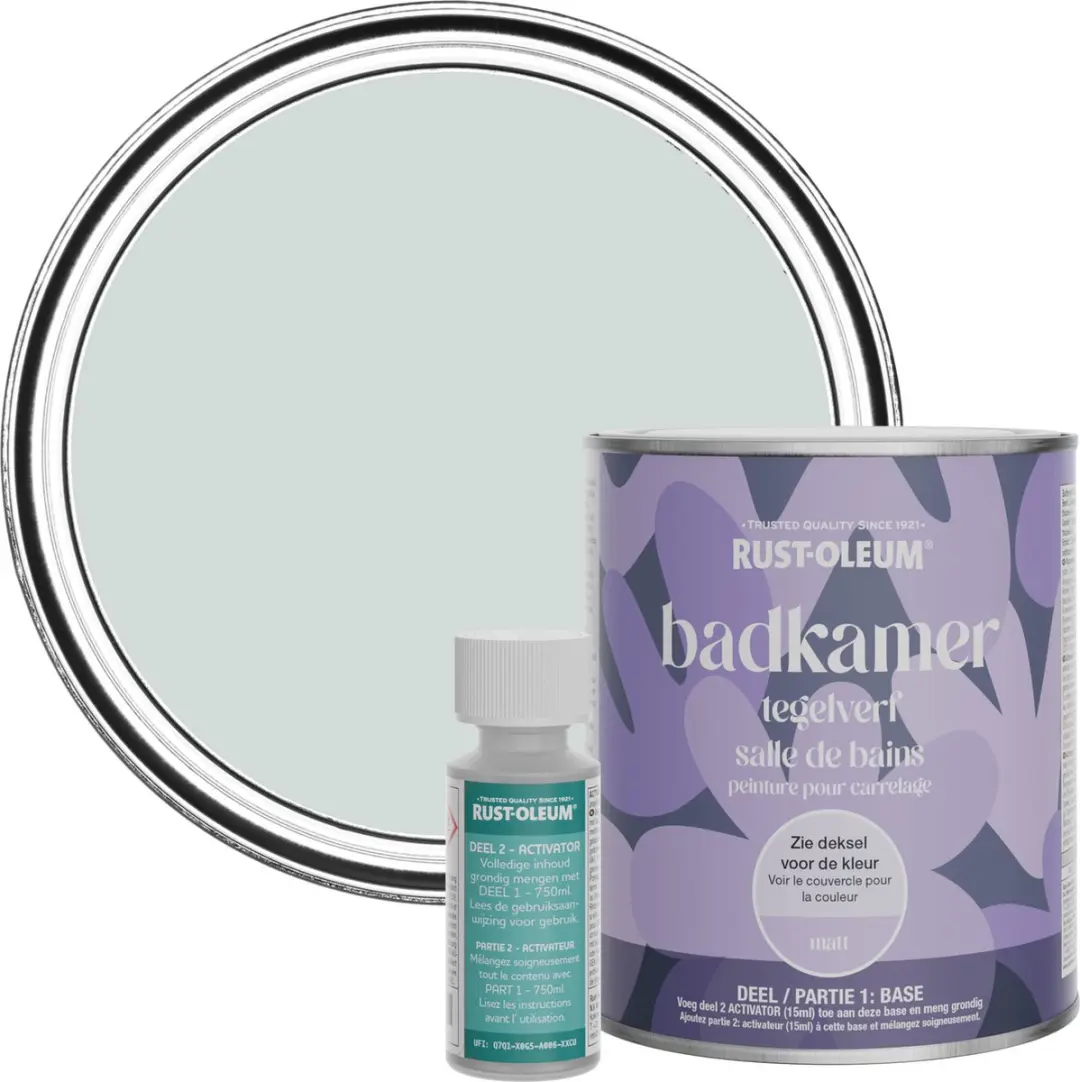 Rust-Oleum Lichtgrijs Badkamer Tegelverf Matt Duifgrijs 750ml