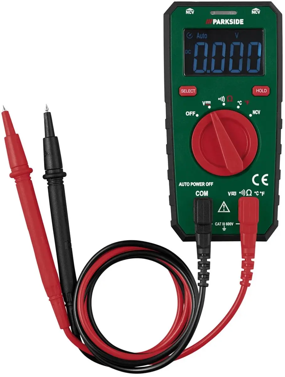 PARKSIDE Autorangemultimeter CAT III 600V