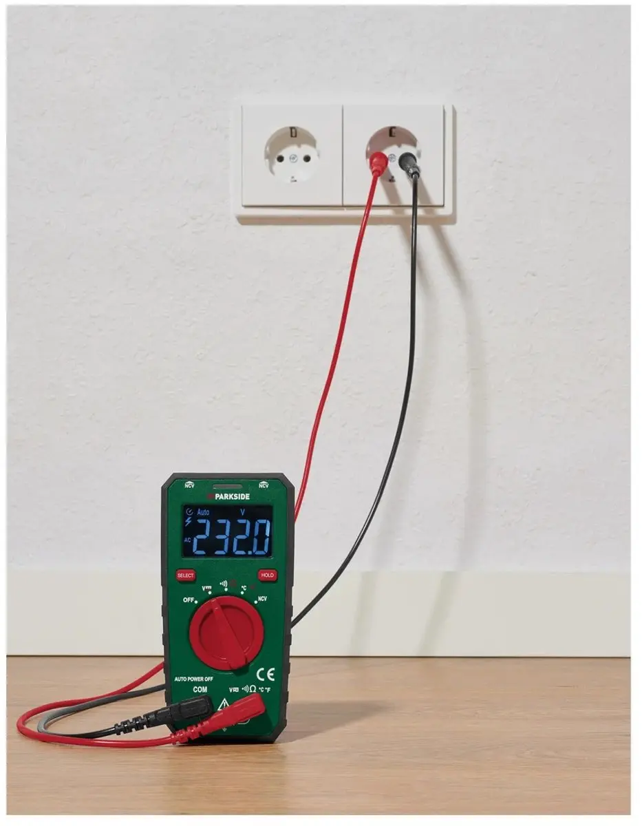 PARKSIDE Autorangemultimeter CAT III 600V - Zwart