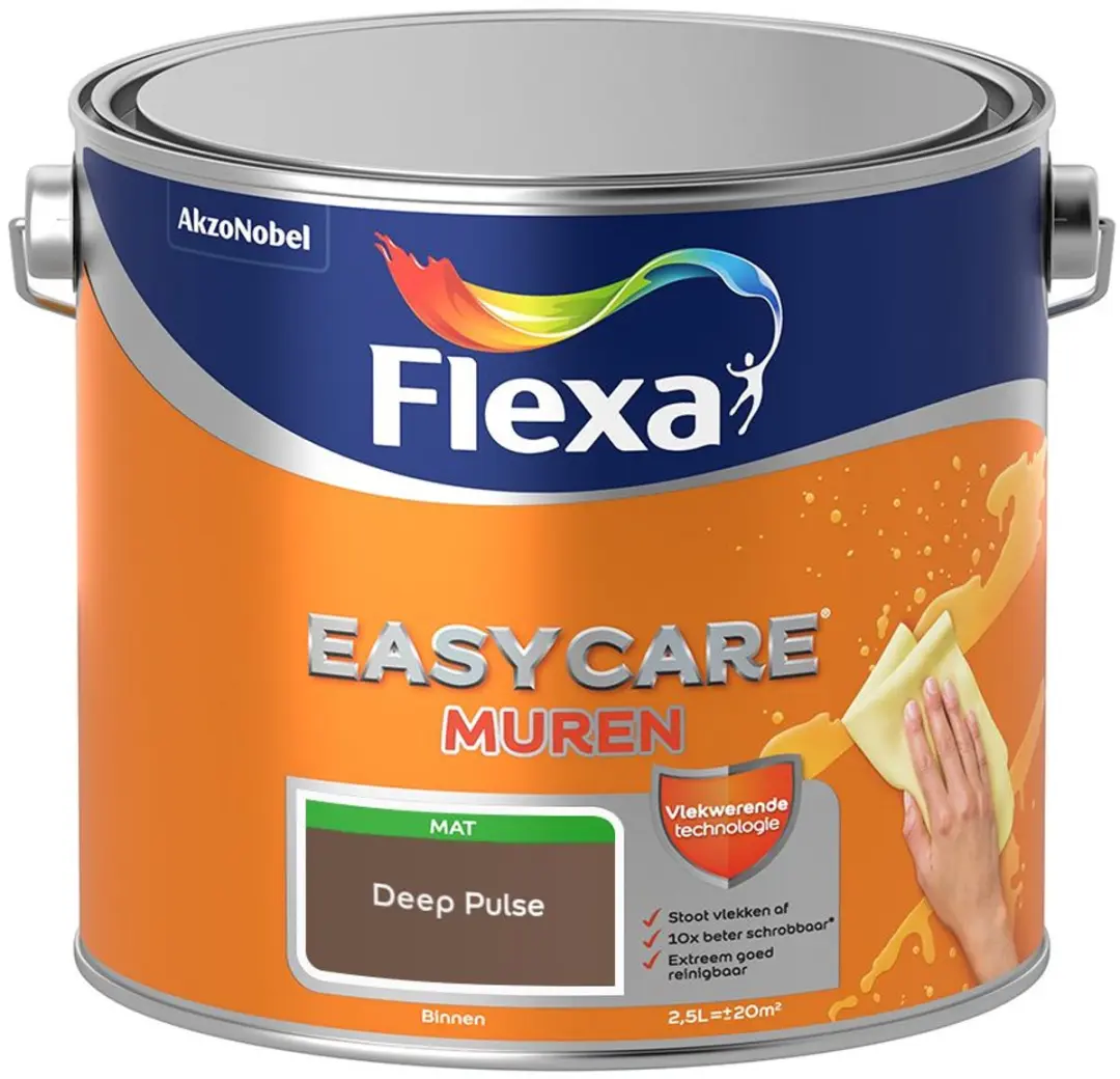 Flexa Easycare Muren Deep Pulse Mengverf 2,5L