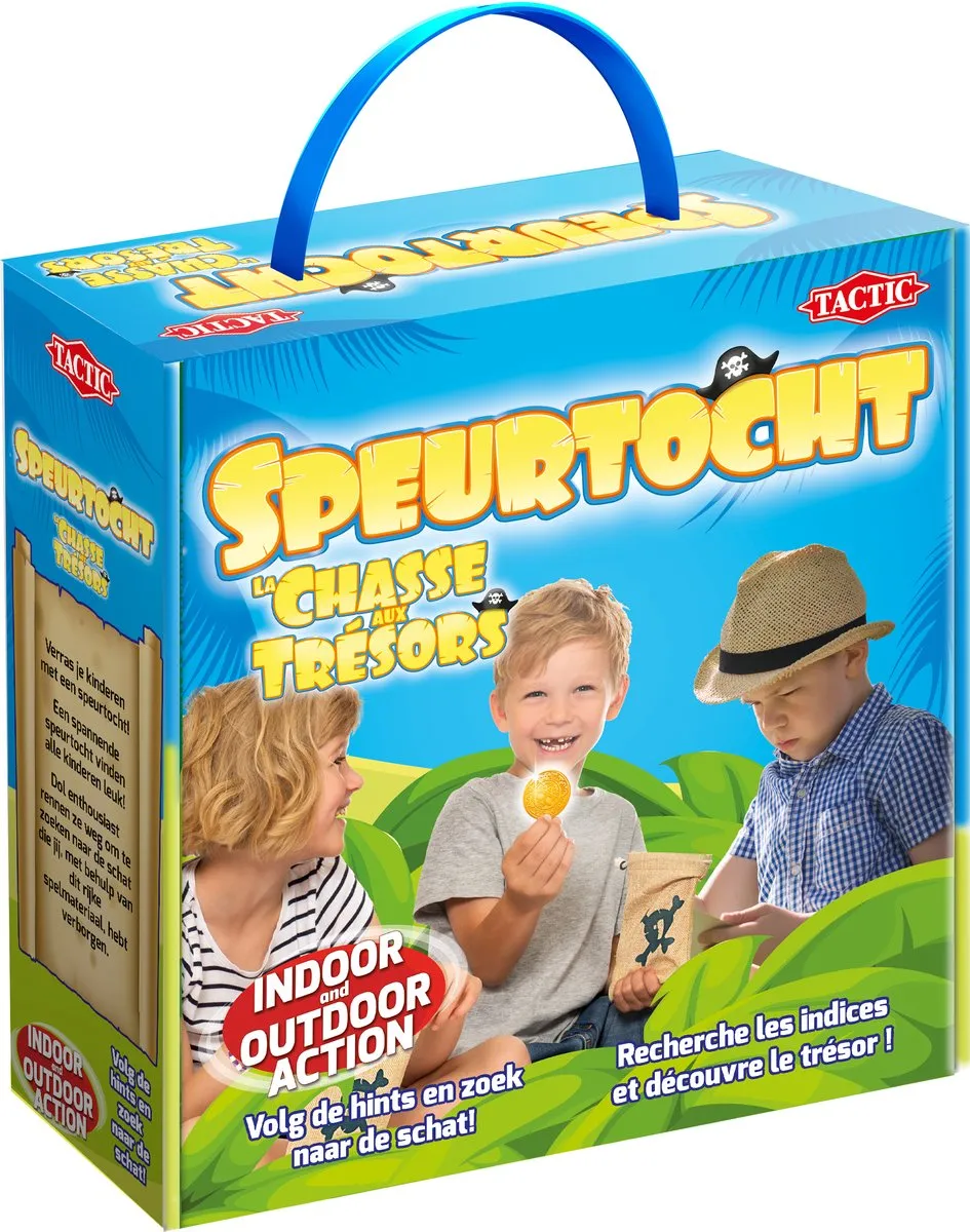 Tactic Speurtocht Bordspel - 24 Bordjes & 100 Kleurkaarten