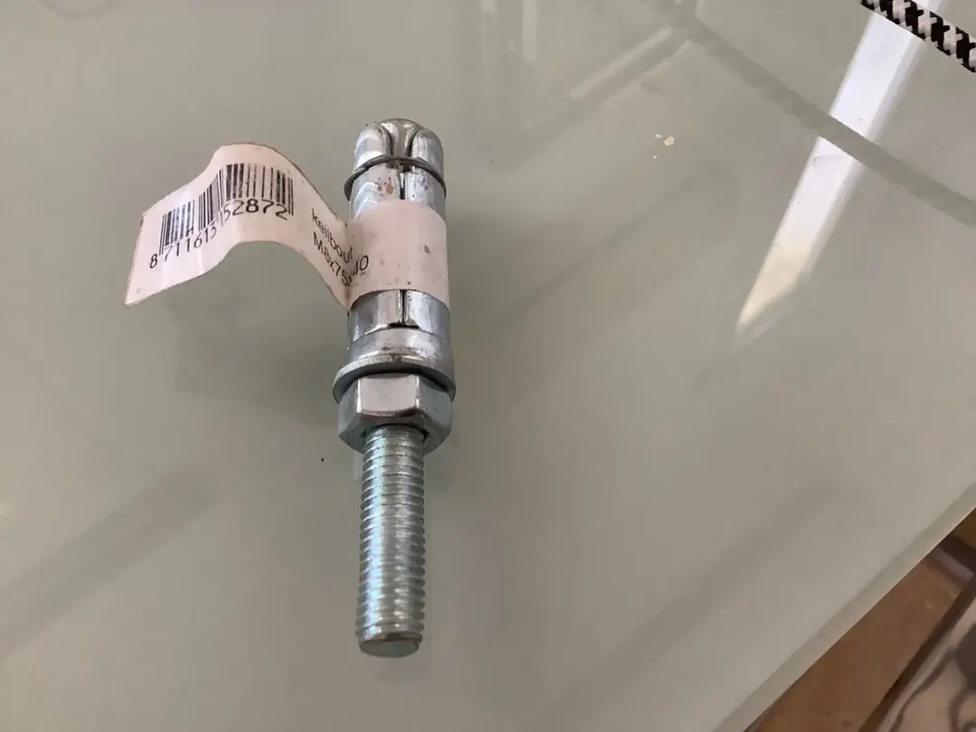 Deltafix Keilbout M5x50x35 - Verzinkt
