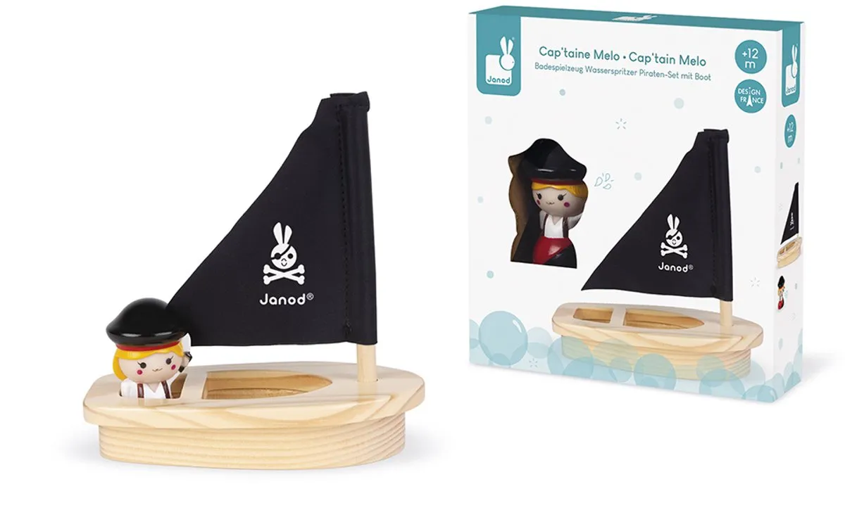 Janod Cap'taine Melo Bootje 370021 - Multicolor