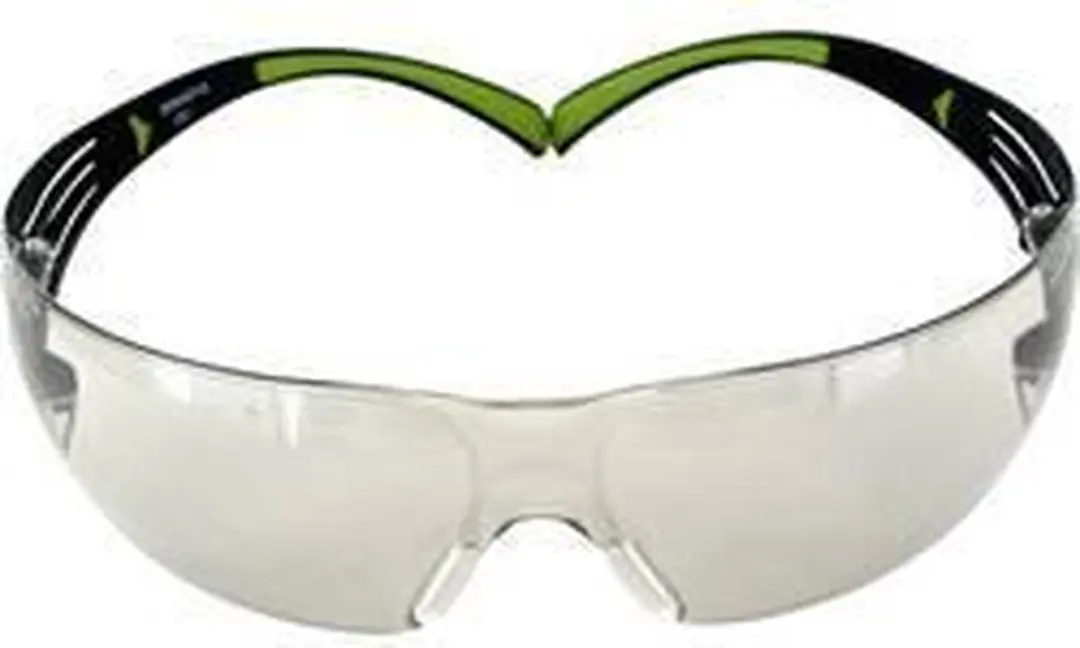 3M SF410AS Secure Fit Veiligheidsbril - Zwart/Groen