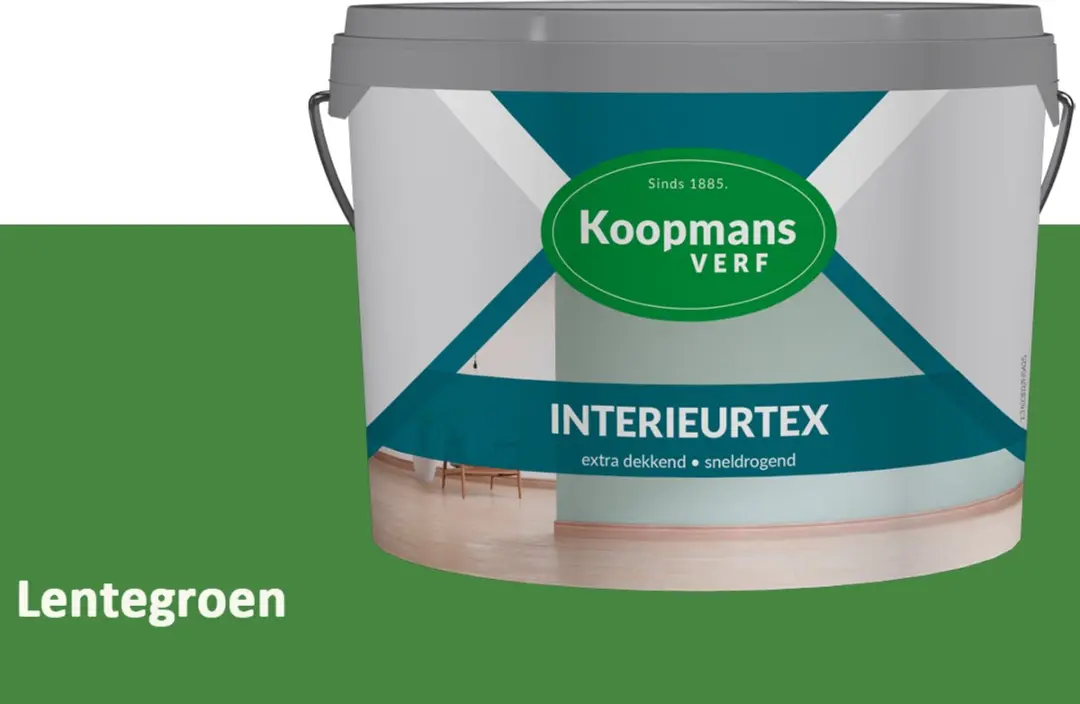Koopmans Interieurtex Matte Muurverf Lentegroen 5L