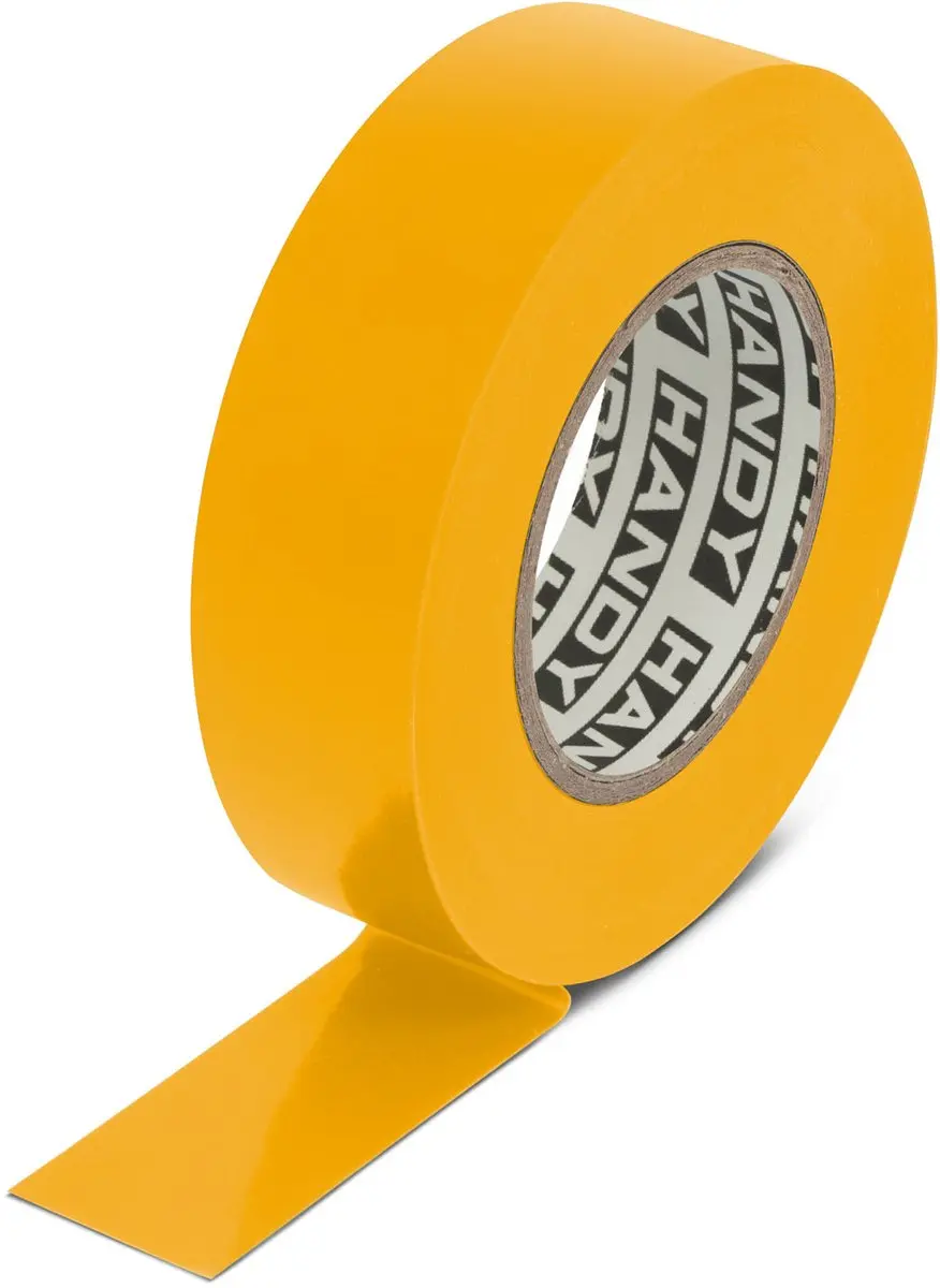 Handy Isolatietape Geel 20m x 19mm - 10 Rollen