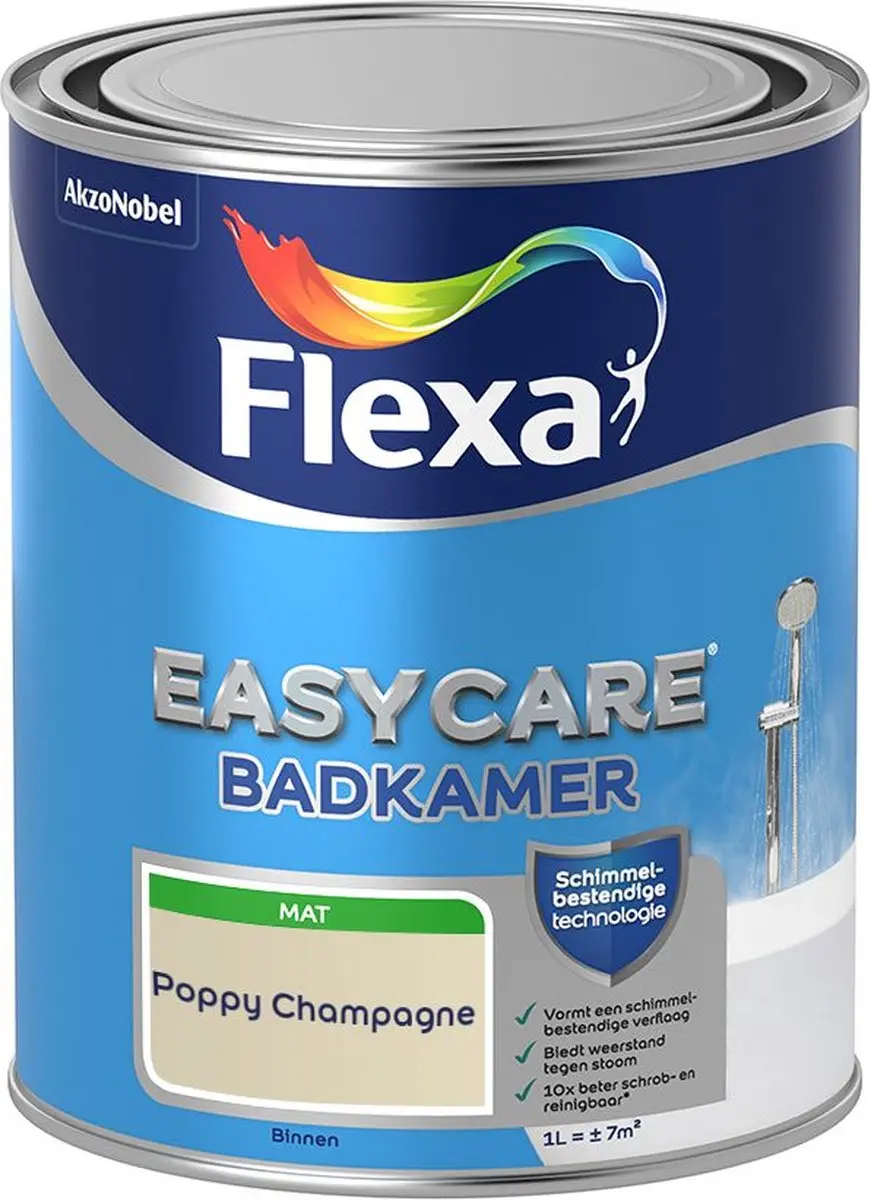 Flexa Easycare Badkamer Poppy Champagne Mengverf 1L