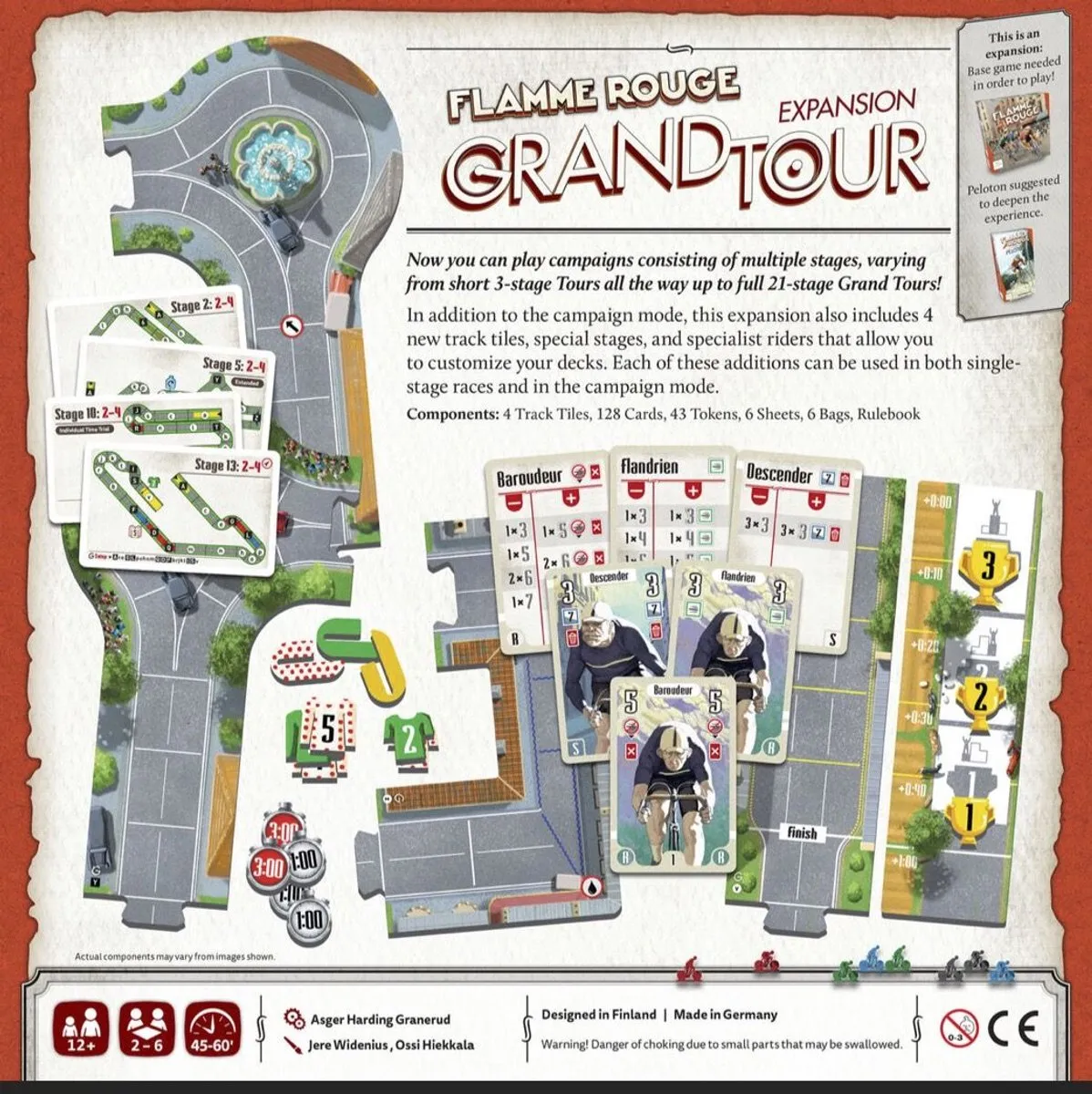 Asmodee Flamme Rouge Grand Tour Expansion - Bordspel 2-6 spelers
