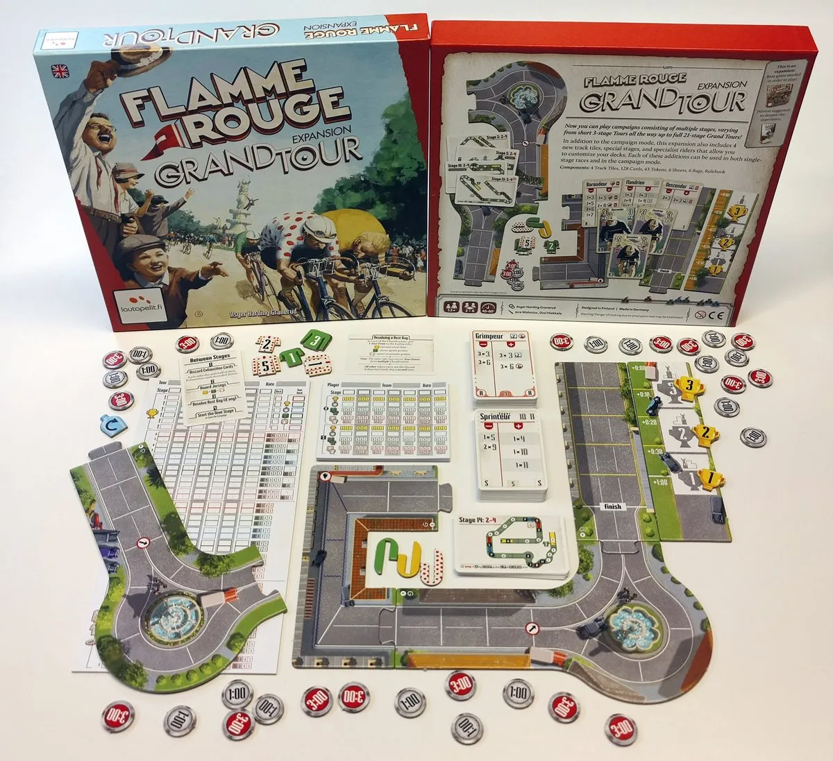 Asmodee Flamme Rouge Grand Tour Expansion - Bordspel 2-6 spelers