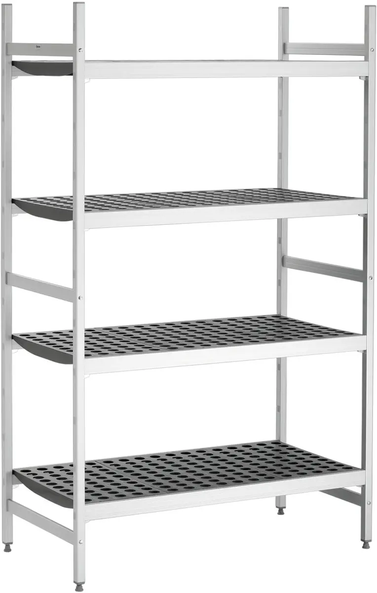 Bartscher B1080 Reksysteem Kit - 4 Planken RVS - afbeelding 6 van 6