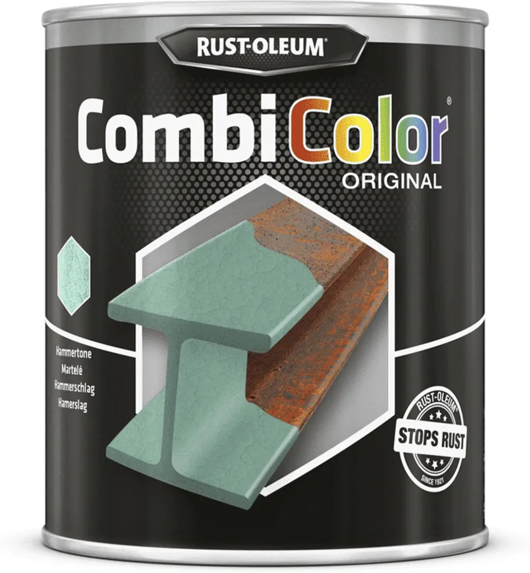Rust-Oleum Combicolor Hamerslag Licht Groen 750ml