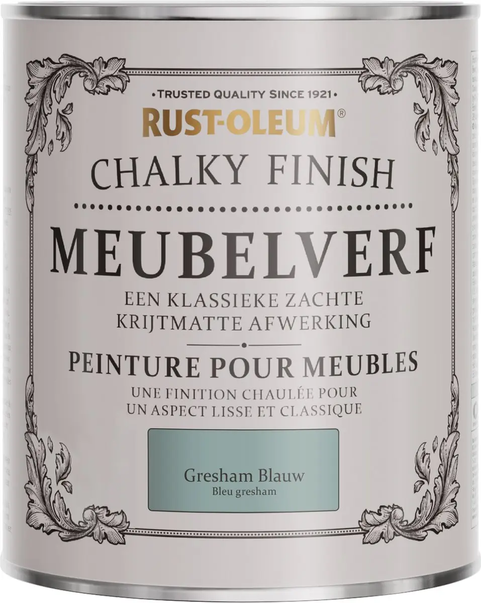 Rust-Oleum Gresham Blauw Meubelverf 750ml