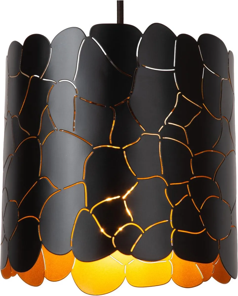 Lucide Almelo Hanglamp 3xE27 - Zwart