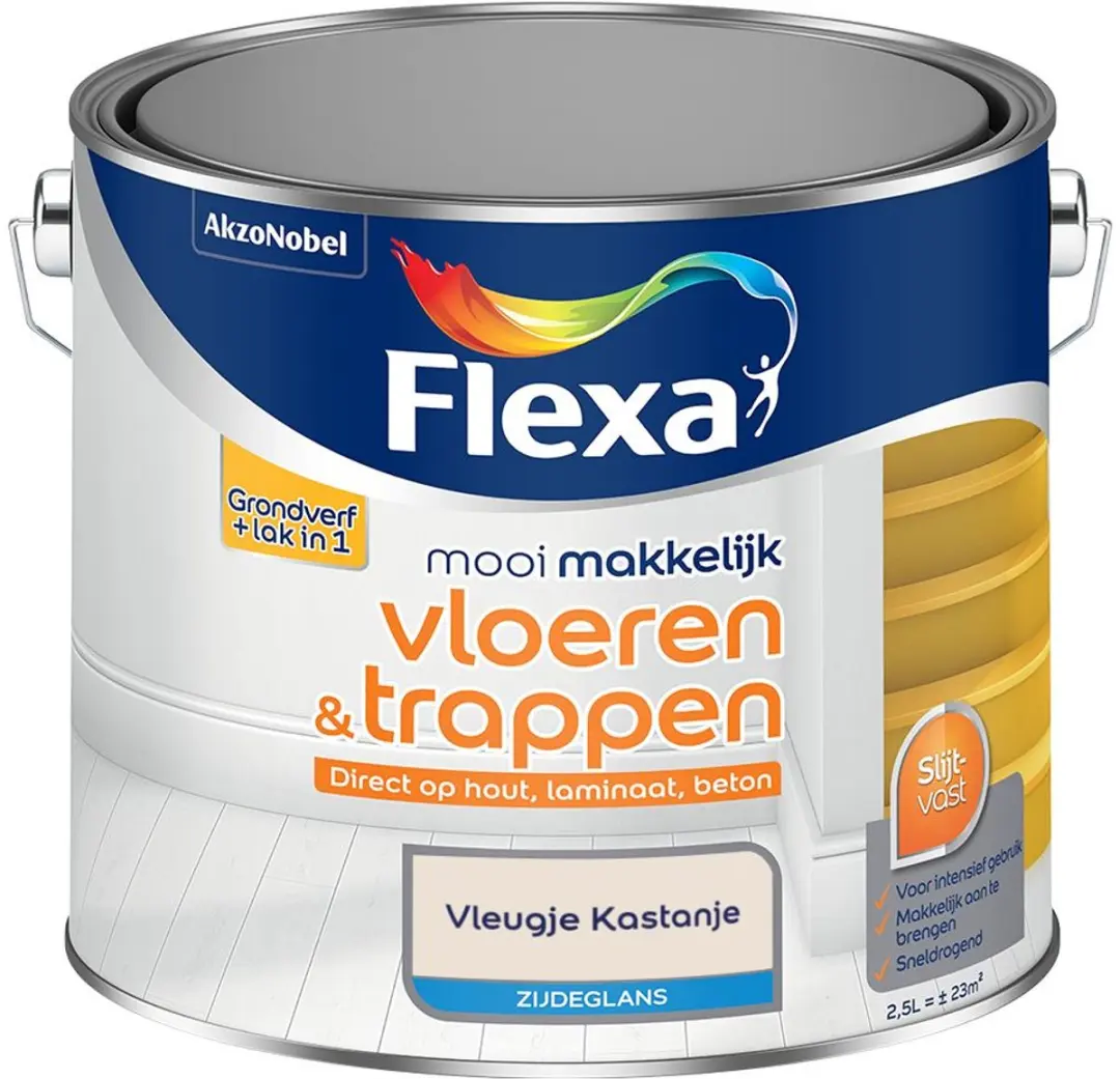 Flexa Mengverf Vleugje Kastanje 2,5L