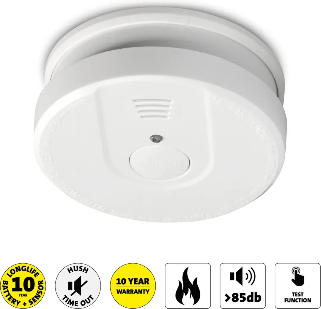 Alecto SA-210 Rookmelder 10 Jaar - Wit