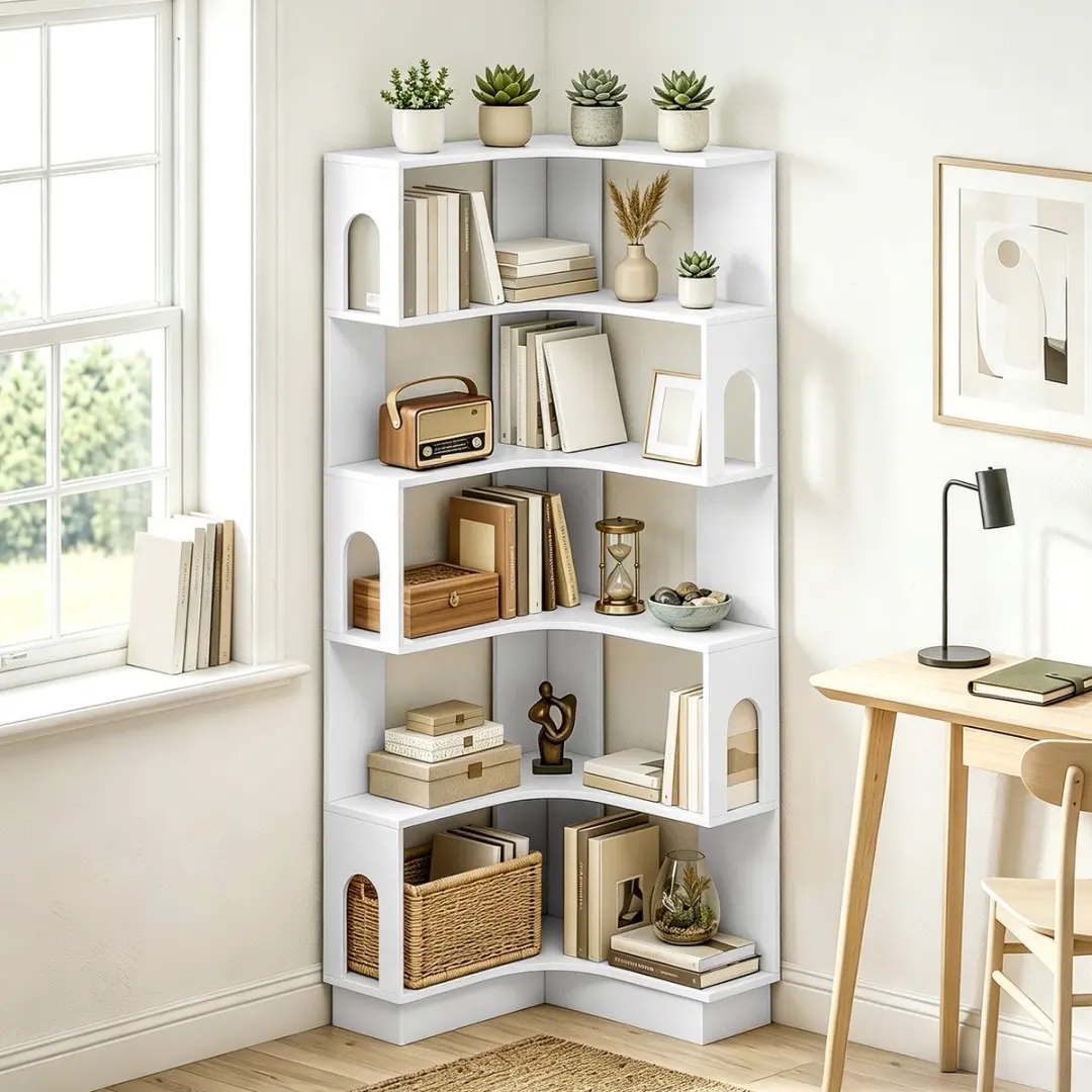 Homcom Opbergrek 60x60x165,5cm - Wit