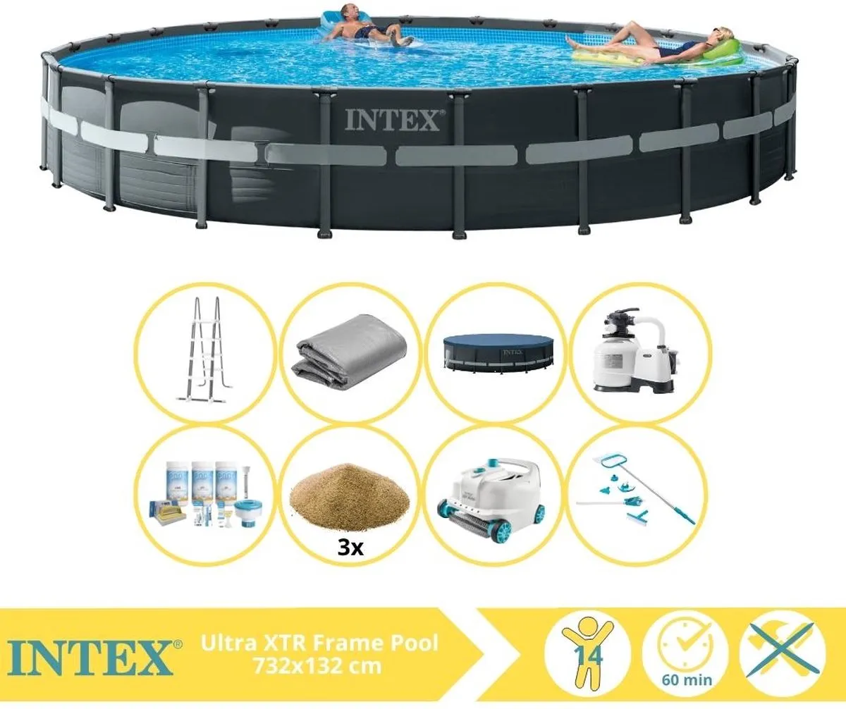 Intex Ultra XTR Frame 26340GN Zwembad 732x132cm
