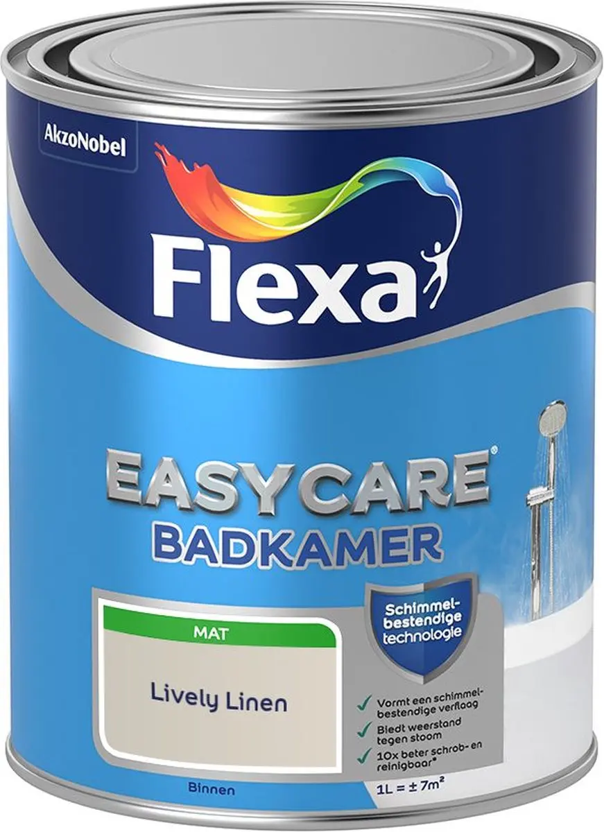 Flexa Easycare Badkamer Mengverf Lively Linen 1L