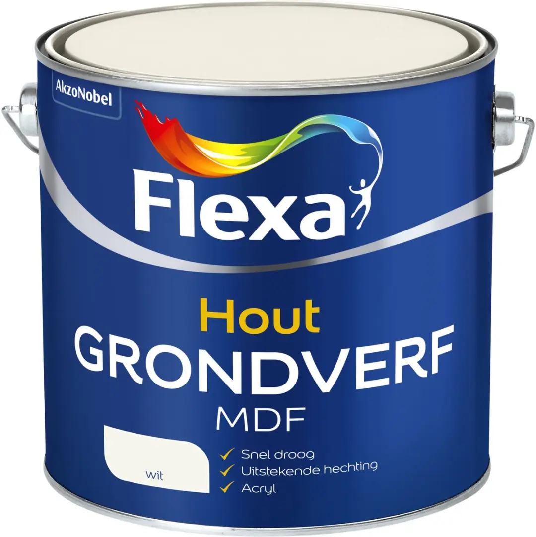 Flexa Grondverf MDF Wit 2,5L