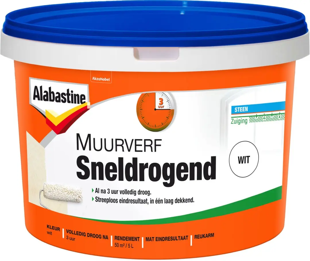 Alabastine Muurverf Sneldrogend Wit