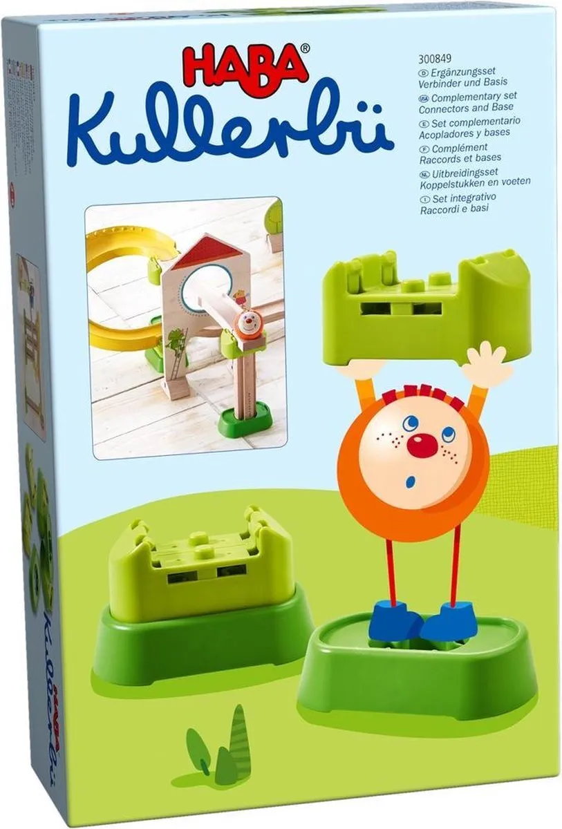 Haba Rollebollen Uitbreidingsset Koppelstukken - 6 Stuks Groen
