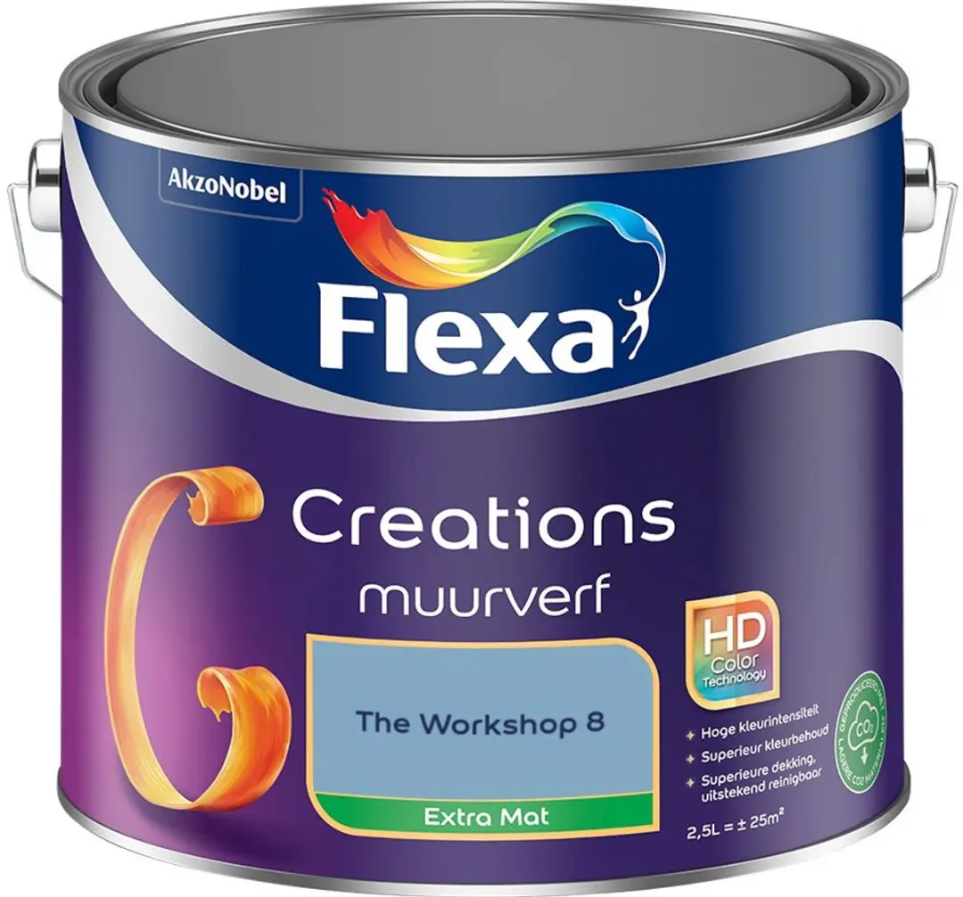 Flexa Creations Muurverf Extra Mat The Workshop 8 - 2,5L