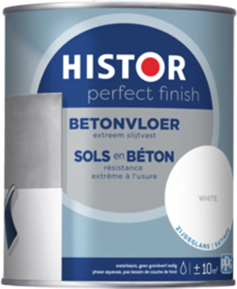 Histor Perfect Finish Betonverf Zwart 2,5L