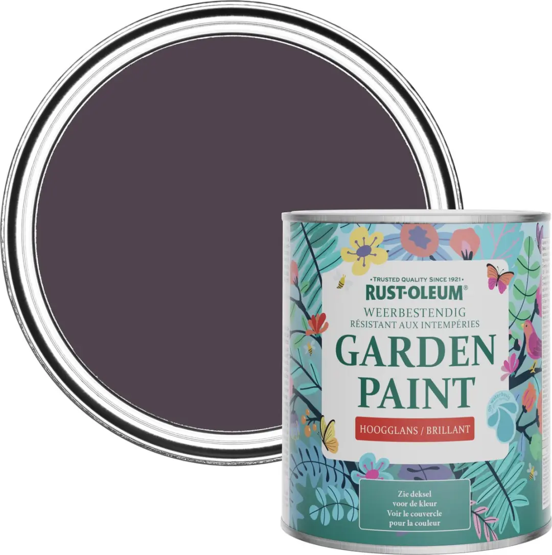 Rust-Oleum Donkerpaars Tuinverf 750ml