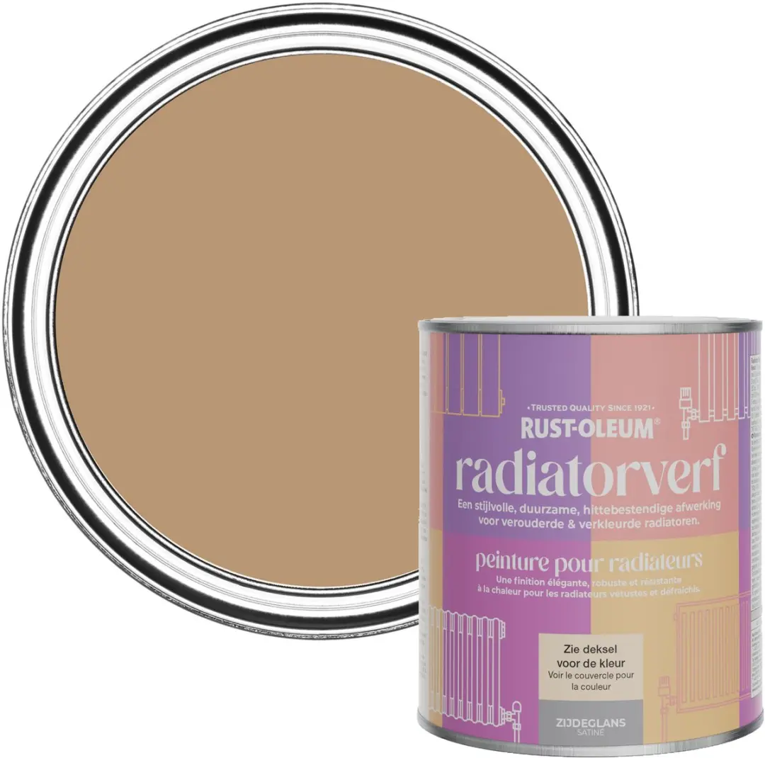 Rust-Oleum Radiatorverf Zijdeglans Argile 750ml