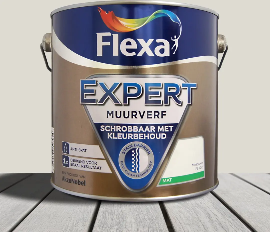 Flexa Expert Muurverf Mosgroen FE 102 - 2,5L