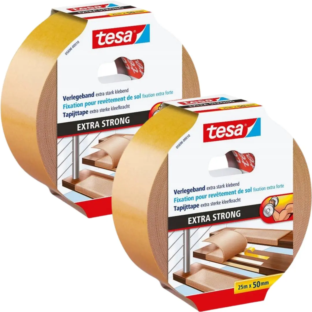 Tesa Extra Strong Hold Tapijttape 25m x 50mm