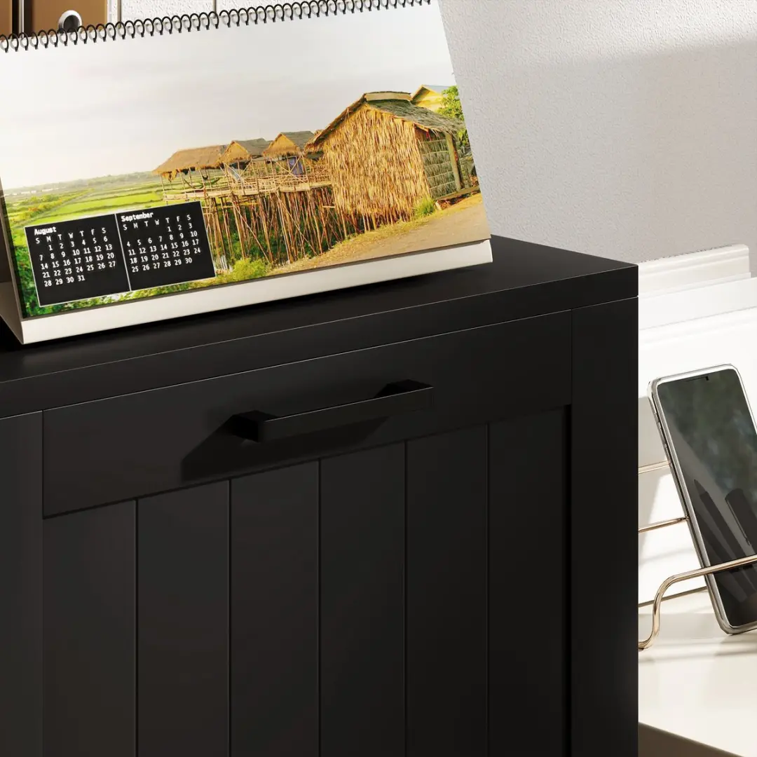 Homcom Archiefkast 40x40x101cm - Zwart