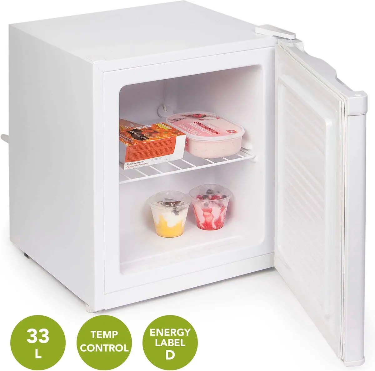 Domo DO91102F Mini Diepvriezer 33L - Wit
