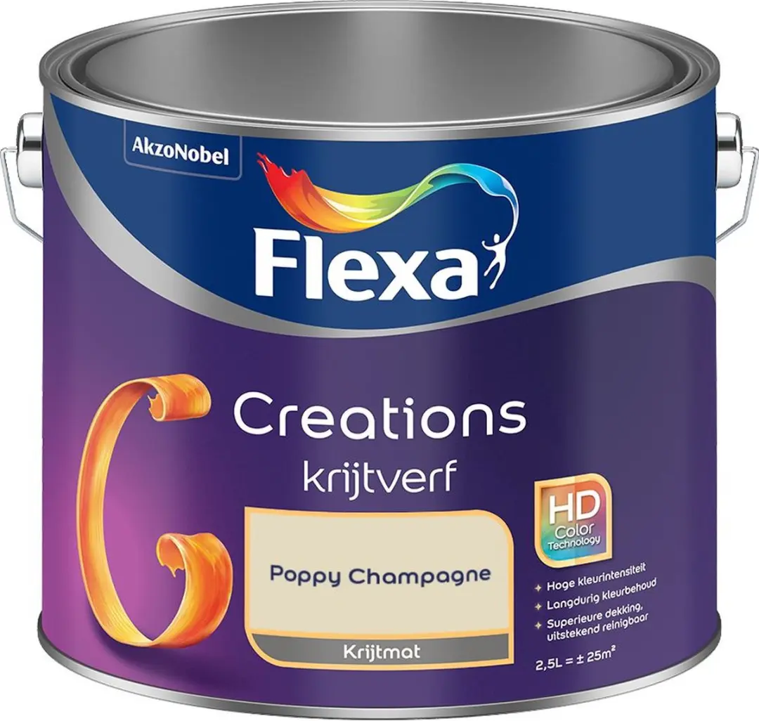 Flexa Creations Muurverf Poppy Champagne 2,5L