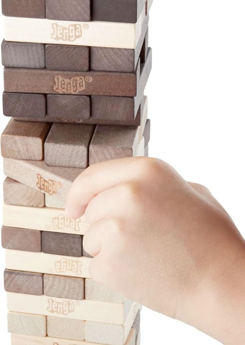 Hasbro Jenga Rustiek Series - Jenga behendigheid spel - Actiespel