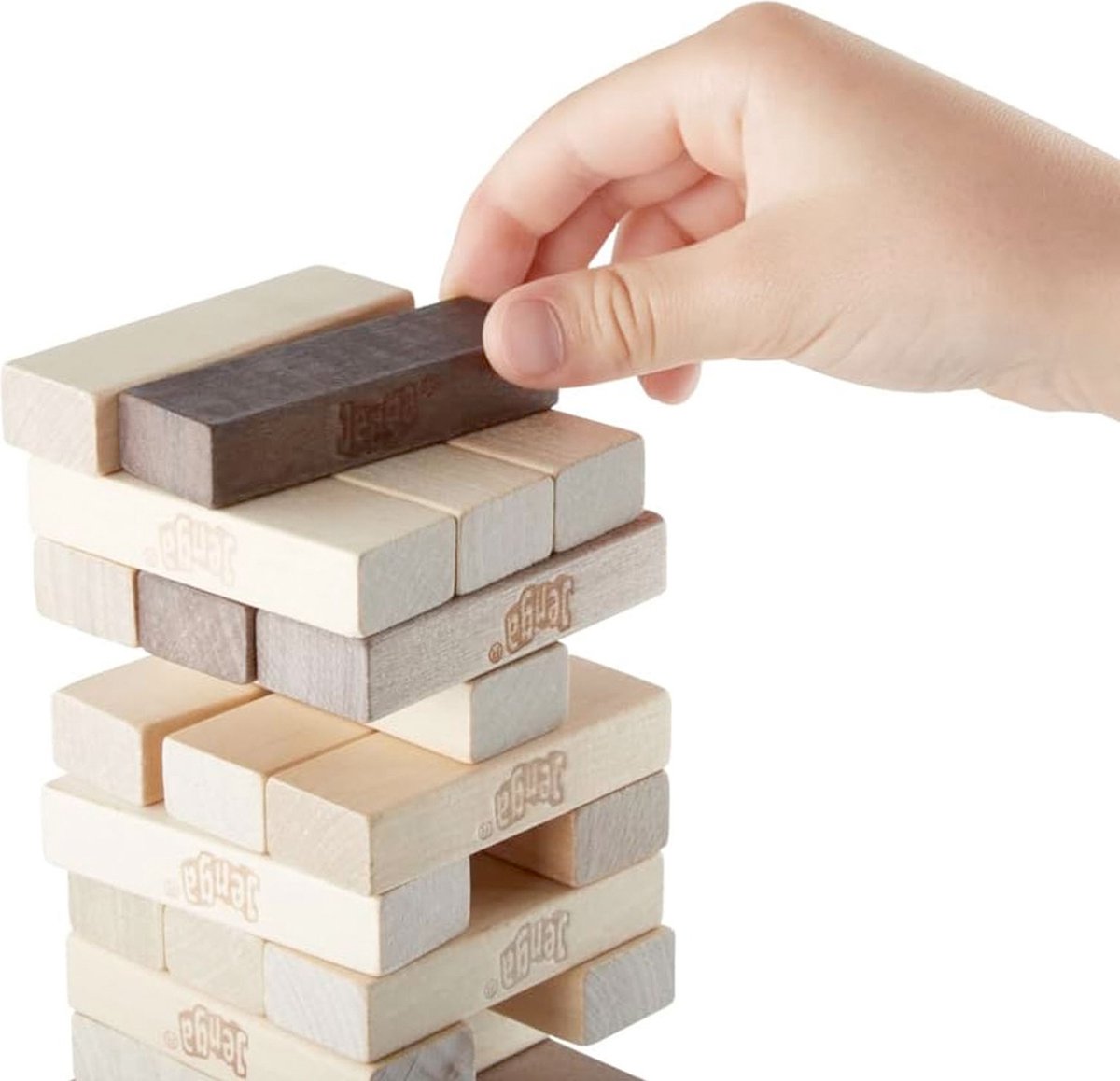 Hasbro Jenga Rustiek Series - Jenga behendigheid spel - Actiespel