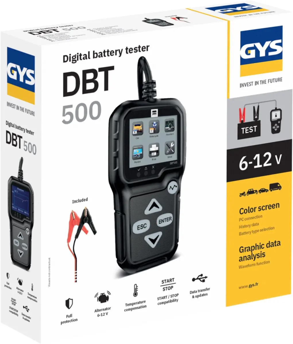 Gys Accutester DBT500 Digitaal 6/12V
